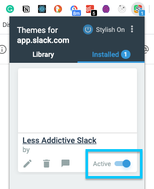 Stylish Extension Toggle Button